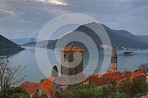 Kotor bay and Perast in Montenegro photo