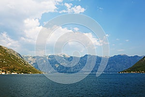 Kotor bay seascape, Montenegro