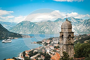 Kotor City with Montenegro photo