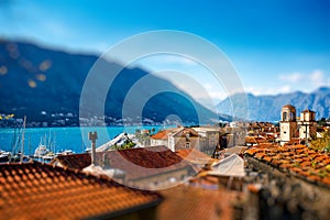 Kotor old city in Montenegro