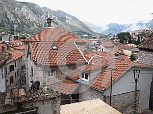 Kotor old town and Boka Kotorska bay, Montenegro