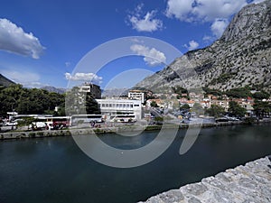 Kotor - a port city in the south-western part of Montenegro. Located on the Bay of Kotor, at the end of the Bay of Kotor, on the A