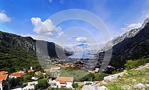 Kotor - a port city in the south-western part of Montenegro. Located on the Bay of Kotor, at the end of the Bay of Kotor, on the A