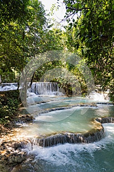 Kouangxi Water Fall at Luang Prabang, Laos
