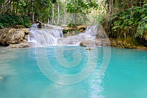 Kouangxi waterfall at Luang prabang in Laos