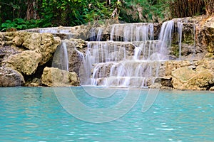 Kouangxi waterfall at Luang prabang in Laos