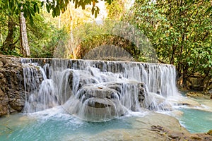 Kouangxi waterfall at Luangprabang in Laos