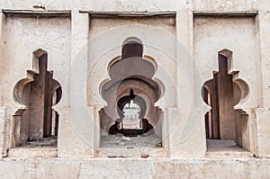 Koubba or Kiosko at Marrakech, Morocco photo