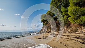 Koukounaries beach, Skiathos island, Greece, world famous beach