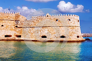 Koules fortress The Venetian Castle of Heraklion in Heraklion city, Crete island