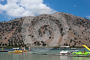 Kournas - the largest freshwater lake