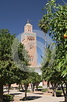 Koutoubia minaret in Marrakesh