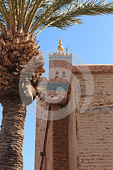 The Koutoubia Minaret in Marrakesh, Morocco