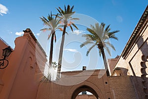 Koutoubia Mosque is the largest mosque in Marrakech, Morocco. Africa