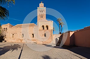 Koutoubia Mosque is the largest mosque in Marrakech, Morocco. Africa