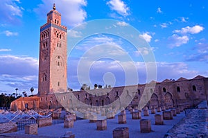 Koutoubia mosque in Marrakech