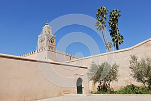 Koutoubia mosque in Marrakech.