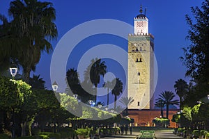 Koutoubia Mosque in Marrakesh