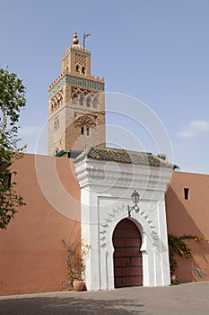 Koutoubia mosque in Marrakesh