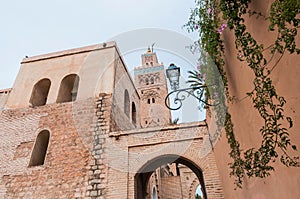 Koutoubia Mosque at Marrakech, Morocco photo