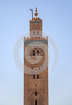 Koutubia mosque in Marakech