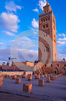 Koutoubia mosque in Marrakech photo