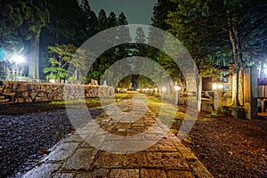 Koyasan at night