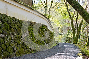 Kozan-ji Temple in Kyoto, Japan. It is part of UNESCO World Heritage Site - Historic Monuments of