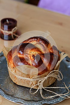 Kozunak - traditional Easter bread in Bulgaria. Kozunak Kozunak - traditional Easter bread in Bulgaria. Kozunak is a sweet ritual