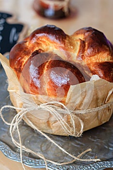 Kozunak - traditional Easter bread in Bulgaria. Kozunak Kozunak - traditional Easter bread in Bulgaria. Kozunak is a sweet ritual