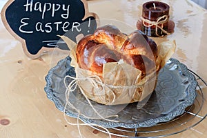 Kozunak - traditional Easter bread in Bulgaria. Kozunak Kozunak - traditional Easter bread in Bulgaria. Kozunak is a sweet ritual