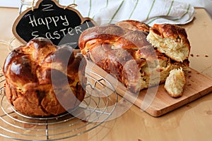 Kozunak - traditional Easter bread in Bulgaria. Kozunak Kozunak - traditional Easter bread in Bulgaria. Kozunak is a sweet ritual