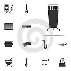 Kpalogo icon. Music Instruments icons universal set for web and mobile