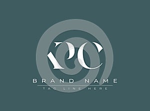 KPC abstract letter logo design