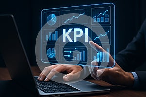 Kpi dashboard analytics data charts graphs business performance indicators metrics analysis reporting strategy goals