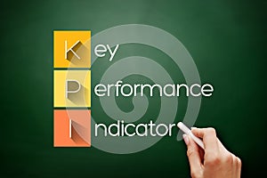 KPI - Key Performance Indicator acronym