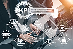 KPI Key Performance Indicator for Business Concept