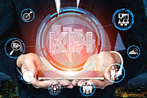 KPI Key Performance Indicator for Business Concept