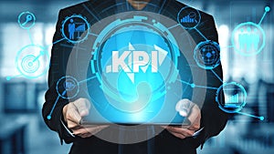 KPI Key Performance Indicator for Business Concept