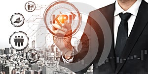 KPI Key Performance Indicator for Business Concept