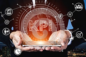 KPI Key Performance Indicator for Business Concept