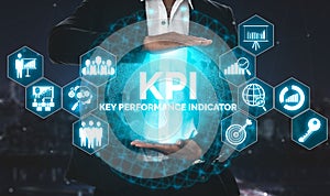 KPI Key Performance Indicator for Business Concept