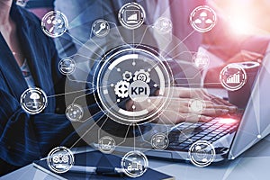 KPI Key Performance Indicator for Business Concept