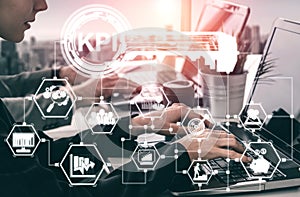 KPI Key Performance Indicator for Business Concept photo