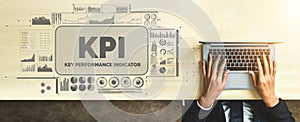 KPI Key Performance Indicator for Business Concept photo