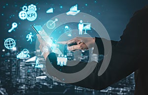 KPI Key Performance Indicator for Business Concept photo