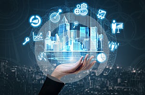 KPI Key Performance Indicator for Business Concept photo