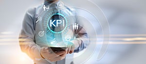 KPI Key Performance Indicator business industrial concept.