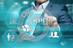 KPI Key Performance Indicator Business Internet Technology Concept