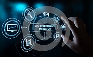 KPI Key Performance Indicator Business Internet Technology Concept